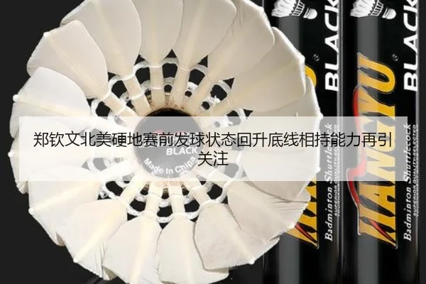 郑钦文北美硬地赛前发球状态回升底线相持能力再引关注